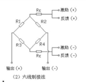 六線稱重傳感器電路圖